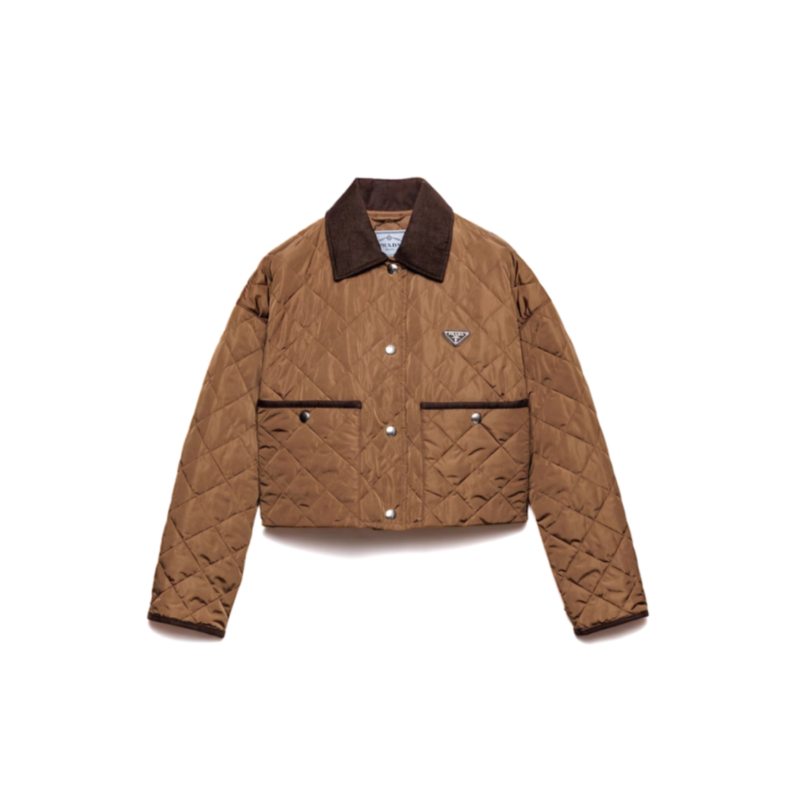 PRADA LIGHT RE-NYLON CROPPED JACKET 29X166 PRADA LIGHT RE-NYLON CROPPED JACKET 29X166